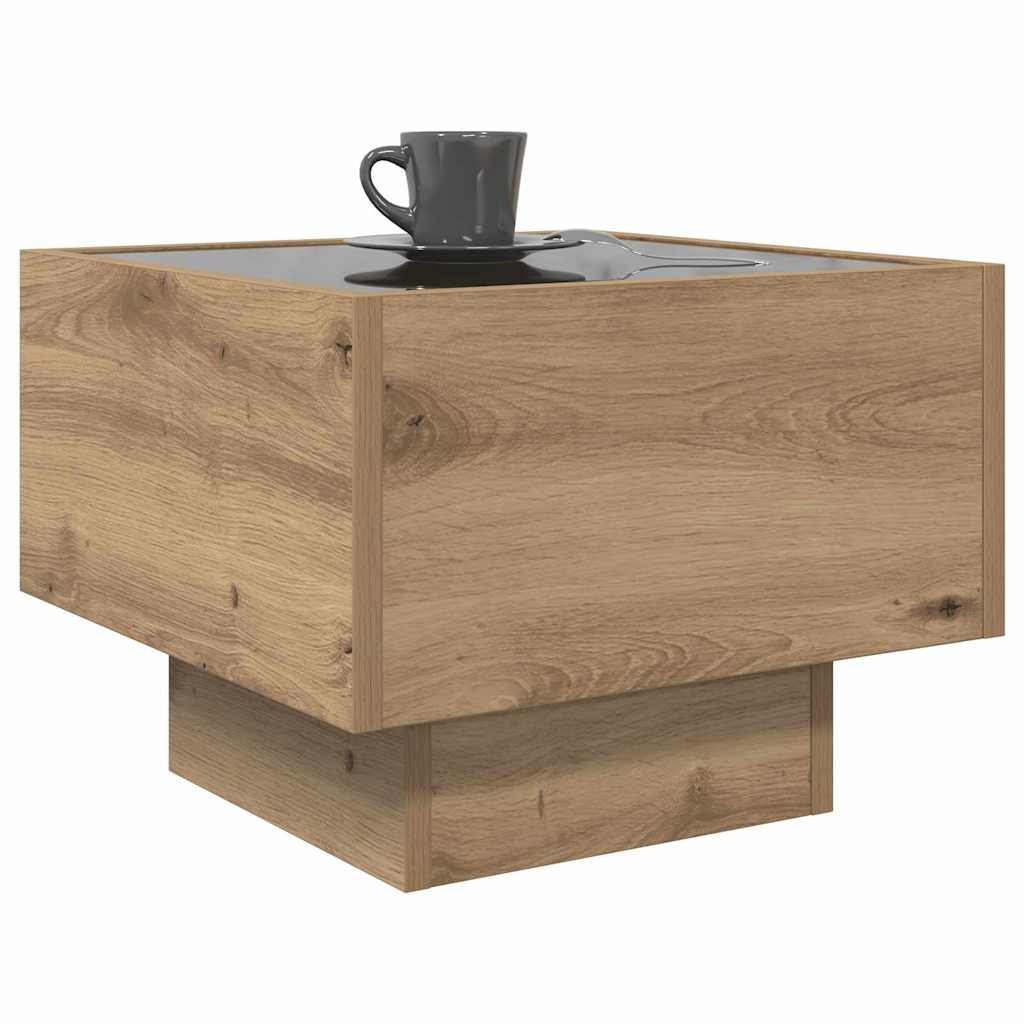 Vidaxl salontafel artisanaal eikenkleurig 40 x 40 x 30 cm