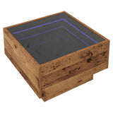 Vidaxl salontafel oud hout 50 x 50 x 30 cm