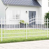Vidaxl tuinhek wit 240 x 140 cm poedergecoat staal