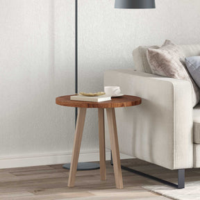 Vidaxl tafelblad ø 50 x 2,5 cm rond massief eikenhout licht bruin