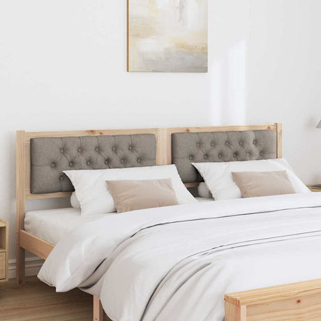 Vidaxl hoofdbord anders bruin en taupe 160 cm massief grenenhout