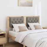 Vidaxl hoofdbord anders bruin en taupe 120 cm massief grenenhout