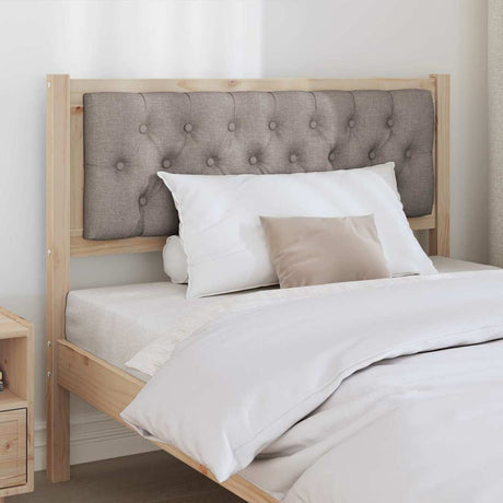 Vidaxl hoofdbord anders bruin en taupe 100 cm massief grenenhout