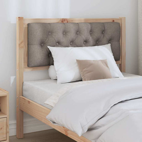 Vidaxl hoofdbord anders bruin en taupe 90 cm massief grenenhout