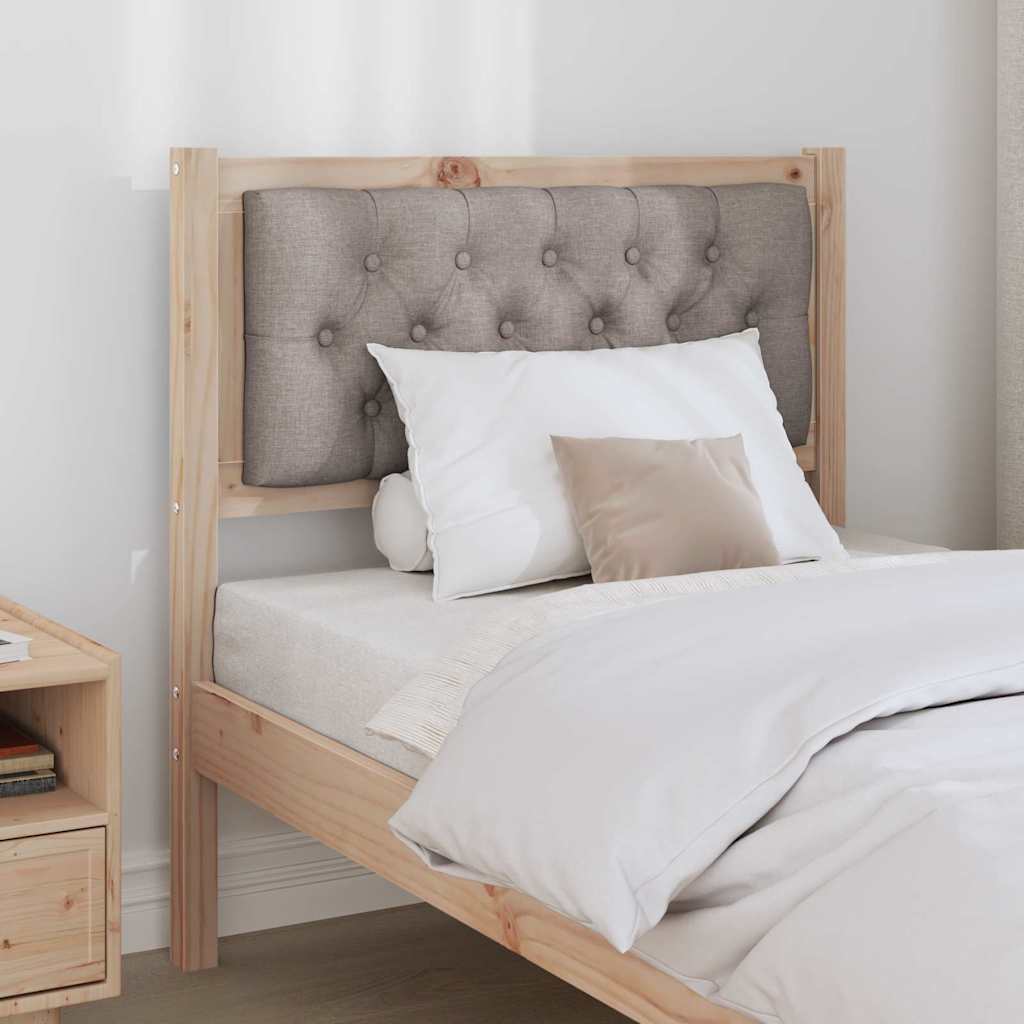 Vidaxl hoofdbord anders bruin en taupe 75 cm massief grenenhout