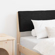 Vidaxl gestoffeerd hoofdbord zwart 80 cm massief grenenhout