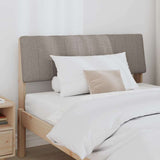 Vidaxl gestoffeerd hoofdbord taupe 100 cm massief grenenhout