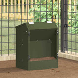 Vidaxl konijnenvoer olijf groen 64,5 x 25,5 x 45,5 cm