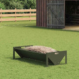 Vidaxl voederbak voor vee olijf groen 108 x 50 x 28 cm