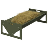 Vidaxl voederbak voor vee olijf groen 108 x 50 x 28 cm