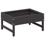 Vidaxl vogeleter zwart 80 x 28 x 13.5 cm koudgewalst staal