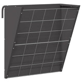 Vidaxl hangend hooi feeder zwart 61 x 33 x 66 cm koudgewalst staal