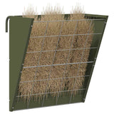Vidaxl hangend hooi feeder olijf groen 61 x 33 x 66 cm