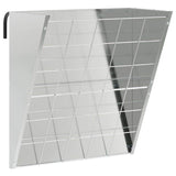 Vidaxl hangend hooi feeder zilver 61 x 33 x 66 cm gegalvaniseerd staal