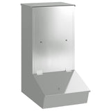 Vidaxl varkensvoeder zilver 55 x 38 x 76 cm gegalvaniseerd staal