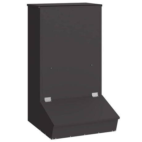 Vidaxl varkensvoeder zwart 55 x 51 x 91,5 cm koudgewalst staal