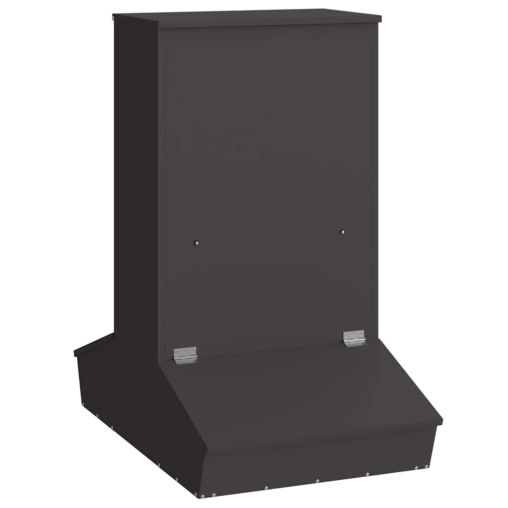 Vidaxl varkensvoeder zwart 82 x 51 x 91,5 cm 20 kg koudgewalst staal