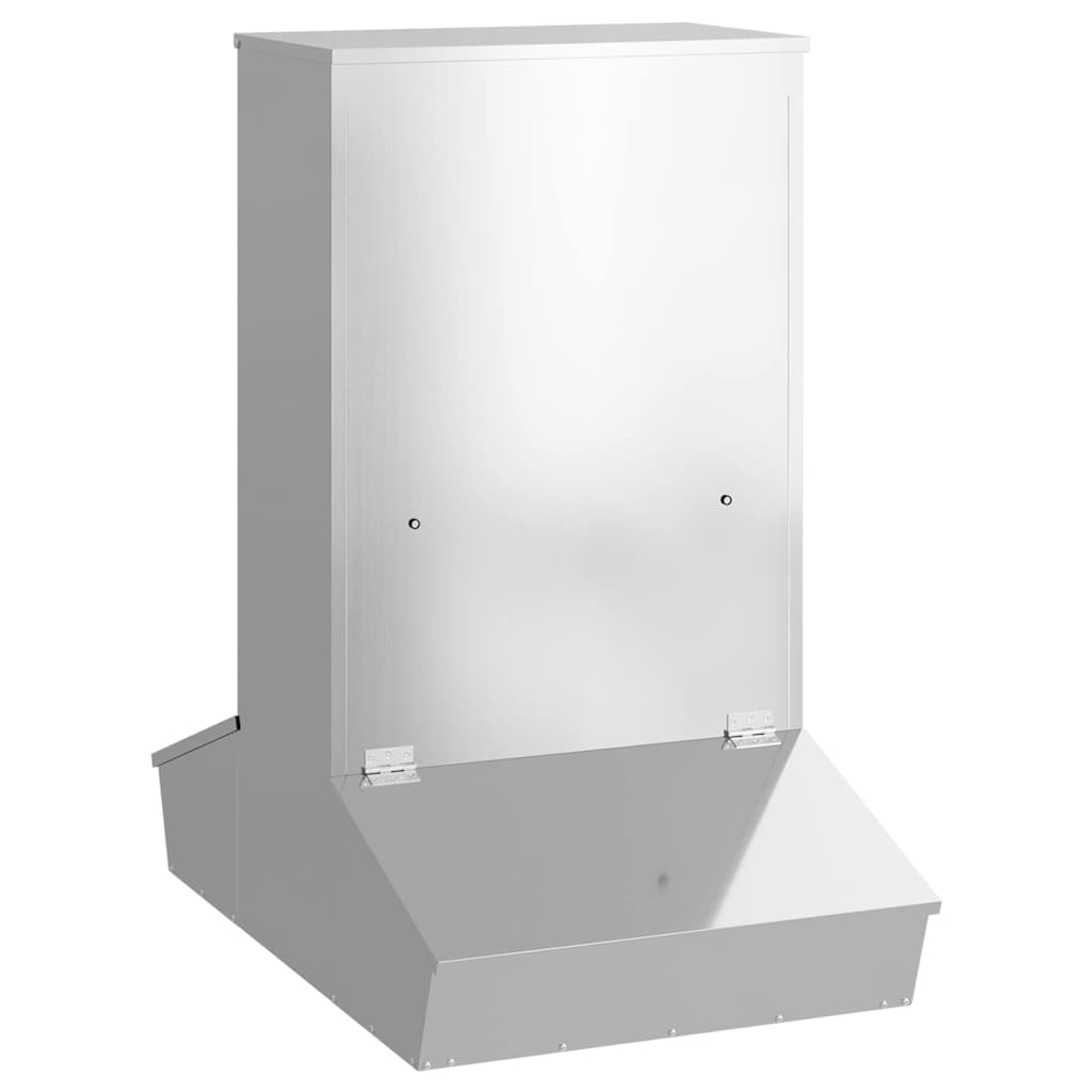 Vidaxl varkensvoeder zilver 82 x 51 x 91,5 cm gegalvaniseerd staal