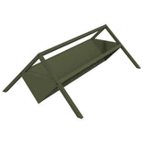 Vidaxl voederbak voor vee olijf groen 111 x 76 x 38 cm
