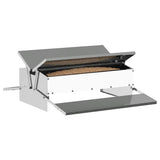 Vidaxl kippen treadle voeder zilver 75 x 53 x 20,5 cm