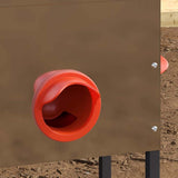 Vidaxl kip voerbak 2 pcs zilver 41,5 x 20,5 x 33 cm