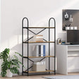 Vidaxl boekenkast 4-laags 80 x 30 x 146 cm bewerkt hout artisan eiken