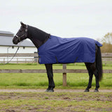 Vidaxl paardendeken donkergroen en zwart 105 cm polyester