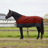 Vidaxl paardendeken donkergroen en zwart 125 cm polyester
