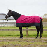 Vidaxl paardendeken roze en zwart 95 cm polyester