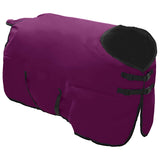 Vidaxl paardendeken donkergroen en zwart 165 cm polyester