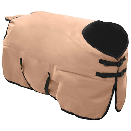 Vidaxl paardendeken cappuccino 95 cm polyester