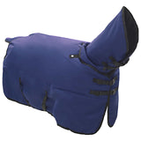 Vidaxl paardendeken donkergroen en zwart 75 cm polyester