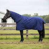 Vidaxl paardendeken donkergroen en zwart 125 cm polyester
