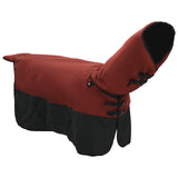 Vidaxl paardendeken donkergroen en zwart 85 cm polyester