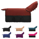 Vidaxl paardendeken donkergroen en zwart 85 cm polyester