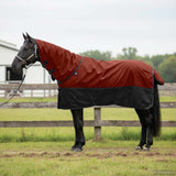 Vidaxl paardendeken donkergroen en zwart 125 cm polyester
