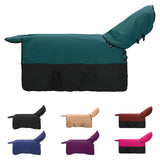 Vidaxl paardendeken donkergroen en zwart 145 cm polyester