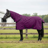 Vidaxl paardendeken donkergroen en zwart 85 cm polyester