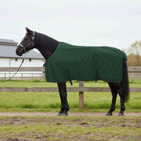Vidaxl paardendeken volledig donkergroen 145 cm polyester fleece