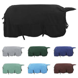 Vidaxl paardendeken zwart polyester