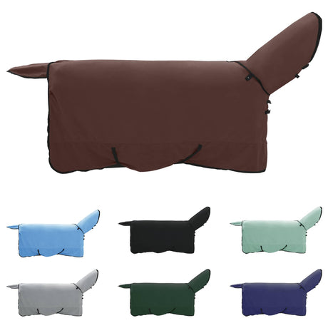 Vidaxl paardendeken volledig donkerbruin polyester