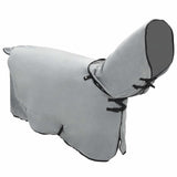 Vidaxl paardendeken volledig lichtgrijs en roze polyester