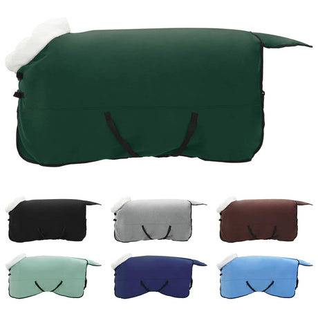 Vidaxl paardendeken volledig donkergroen 145 cm polar fleece