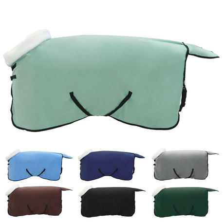 Vidaxl paardendeken volledig donkergroen 85 cm polar fleece