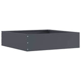 Vidaxl tuinrand antraciet 50 x 50 x 13 cm staal