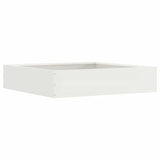 Vidaxl tuinrand wit 60 x 60 x 13 cm staal