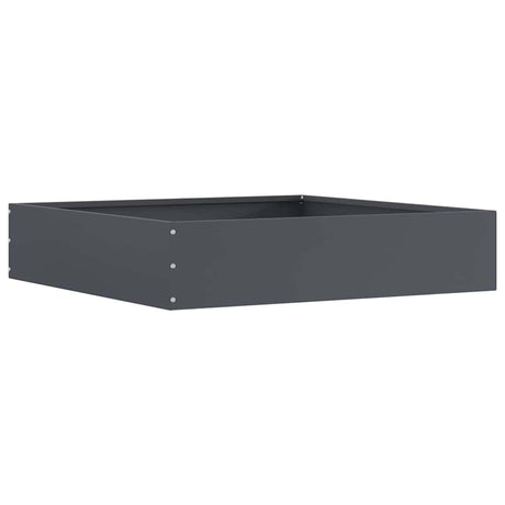Vidaxl tuinrand antraciet 60 x 60 x 13 cm staal