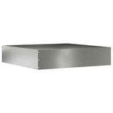 Vidaxl tuinrand zilver 60 x 60 x 13 cm gegalvaniseerd staal