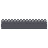 Vidaxl gazonranden 30 st 103 x 0,05 x 22 cm staal antraciet