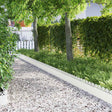 Vidaxl gazonranden 10 st 103 x 0,05 x 22 cm staal wit